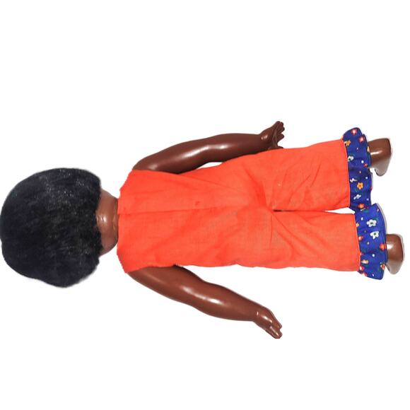 VNTG 1977 Ideal Tippy Tumbles African American Doll In Original Outfit Untested - Picture 4 of 9